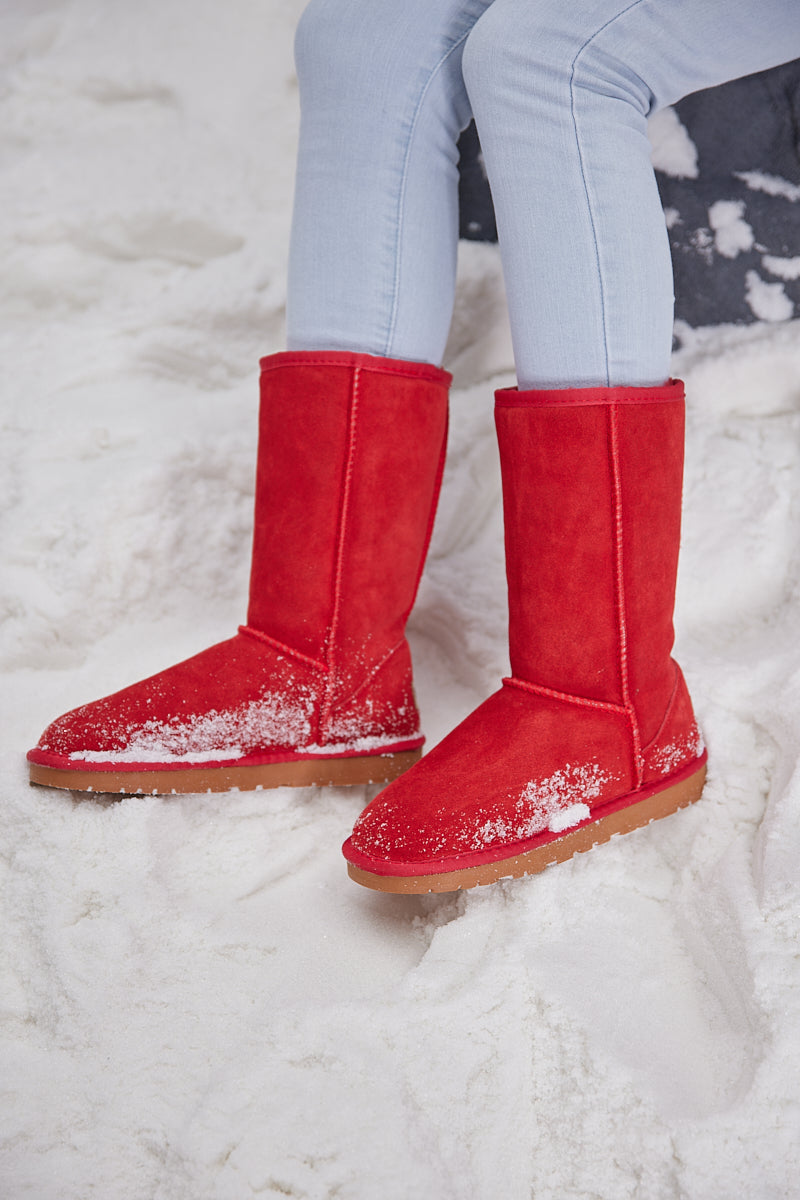 UGG Classic Suede Mid-Length boots - Red