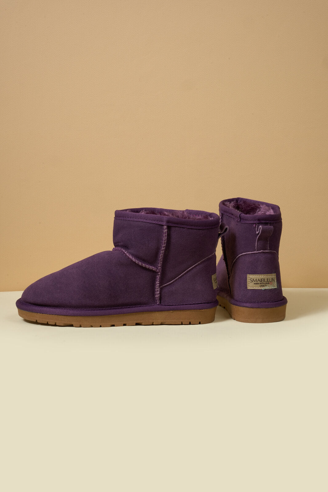 UGG Faux Fur-Lined Classic Short UGG Boots - Purple