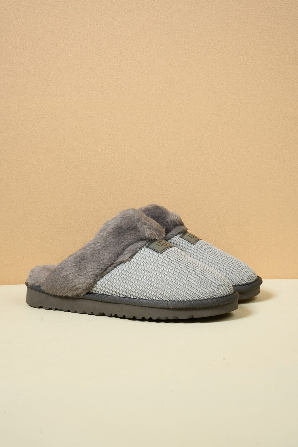 UGG Corduroy Knit Wool Blend Slipper - Grey