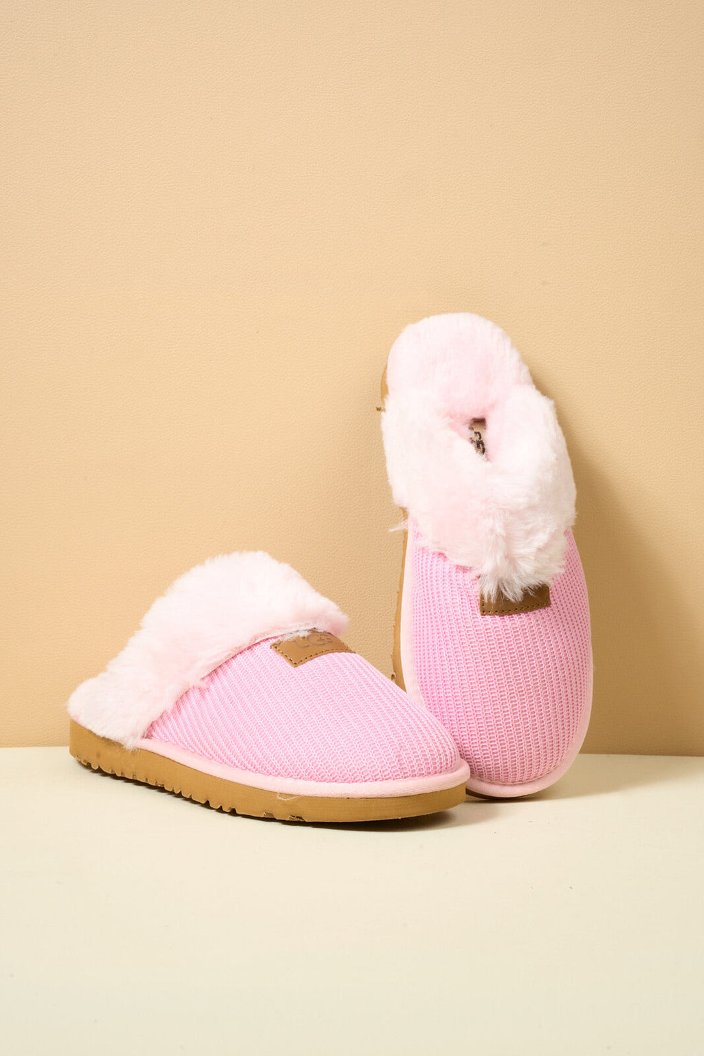UGG Corduroy Knit Wool Blend Slipper - Pink