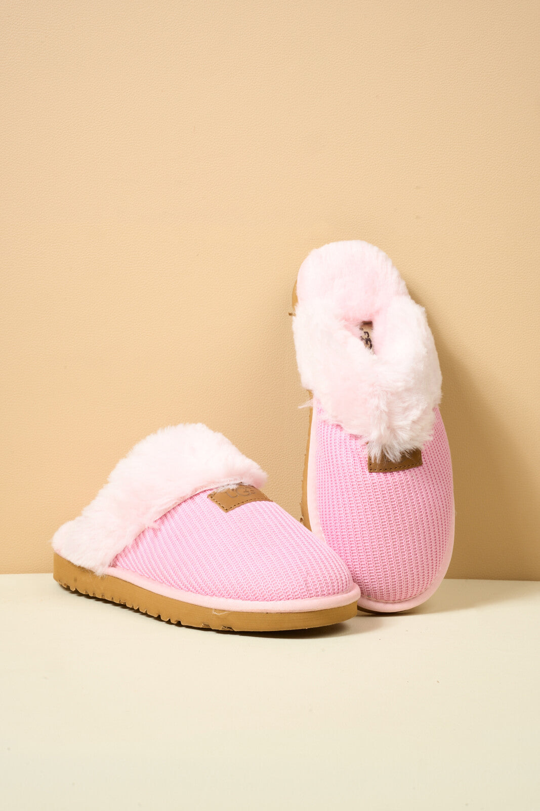 UGG Corduroy Knit Wool Blend Slipper - Pink