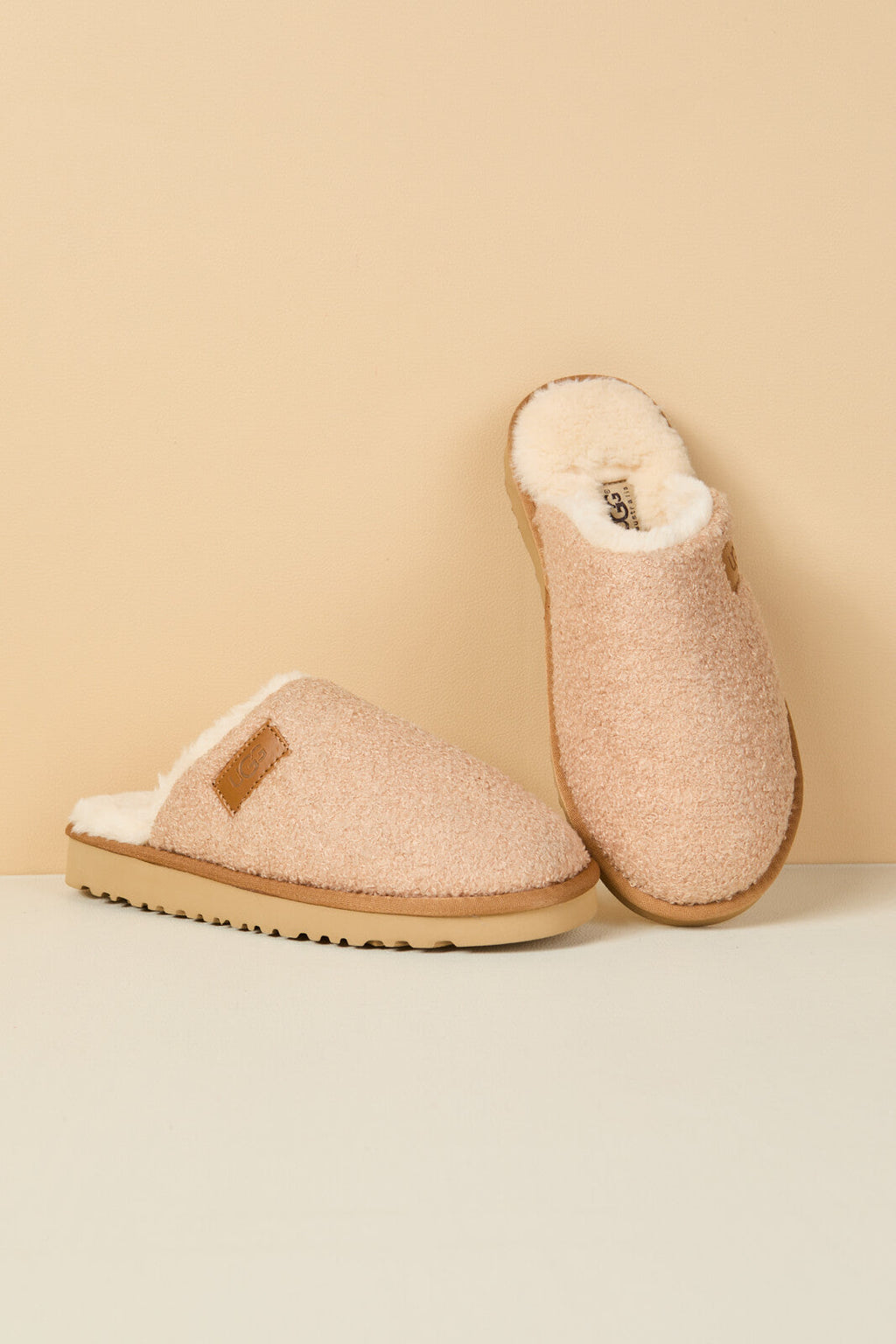 UGG Languorous Shepherd Blend Wool Slipper - Beige