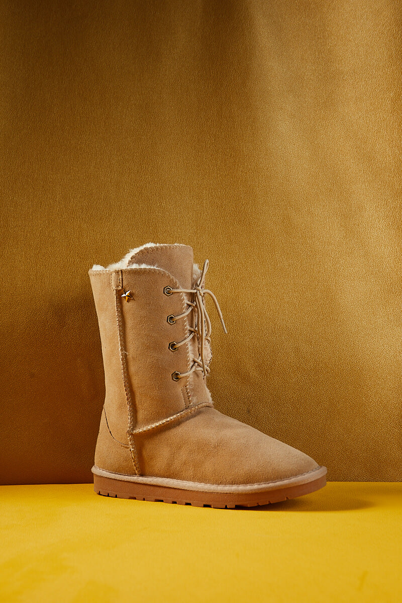 UGG Star Soldier Suede Wool Blend Boots