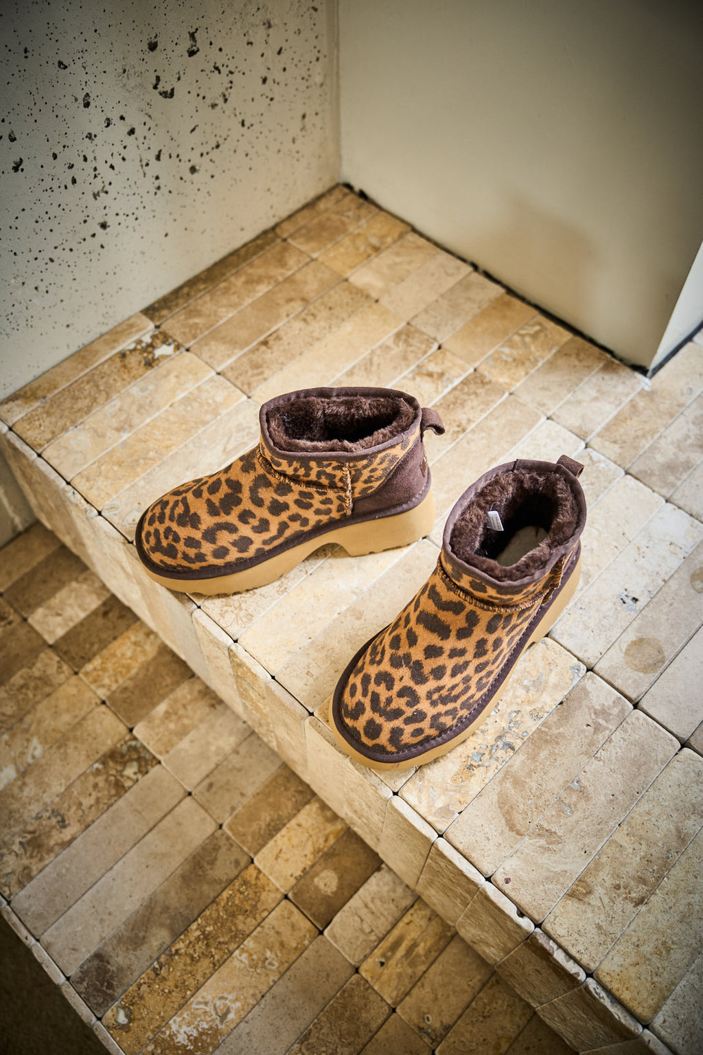 UGG Ultimate Platform Ankle Boots - Cheetah