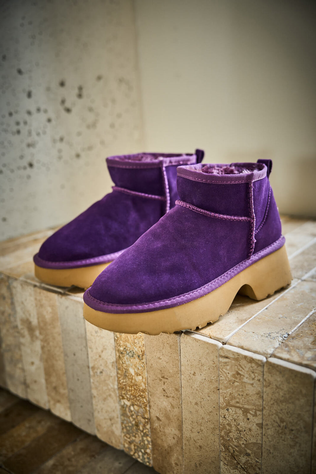 UGG Ultimate Platform Ankle Boots - Violet