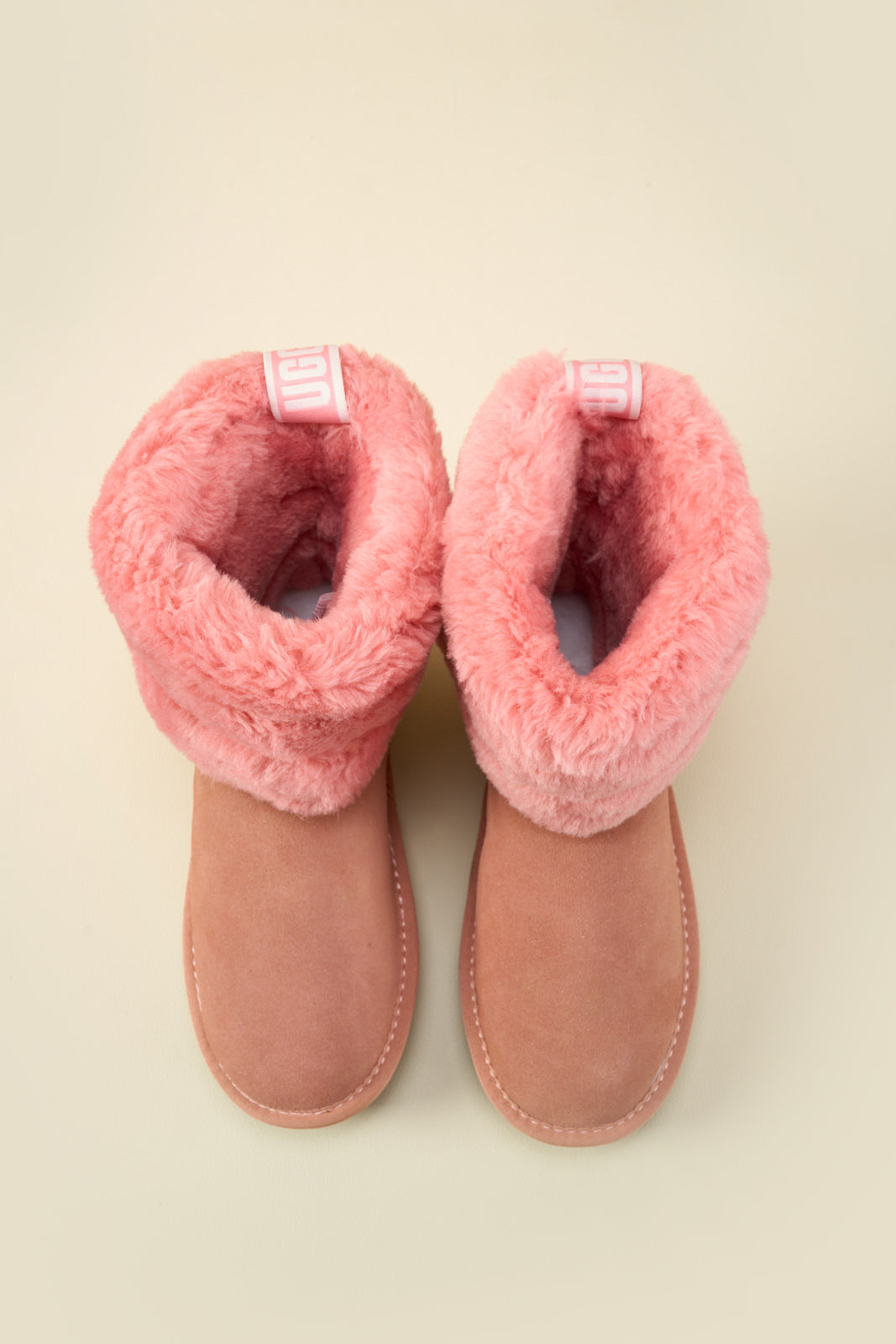 UGG Adelene Sherpa Woolen Boots - Pink