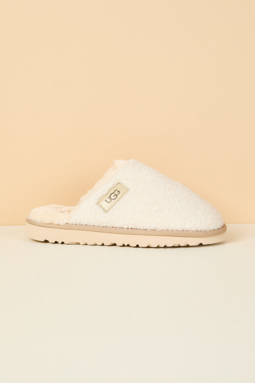 UGG Languorous Shepherd Blend Wool Slipper - Cream