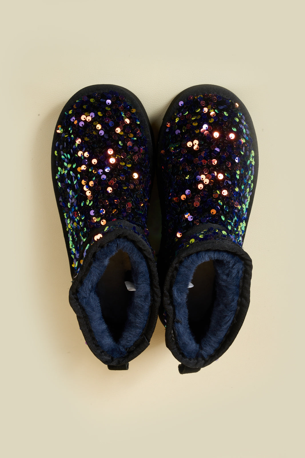 UGG Mini Glitter Low Ankle Platform Boots - Multi