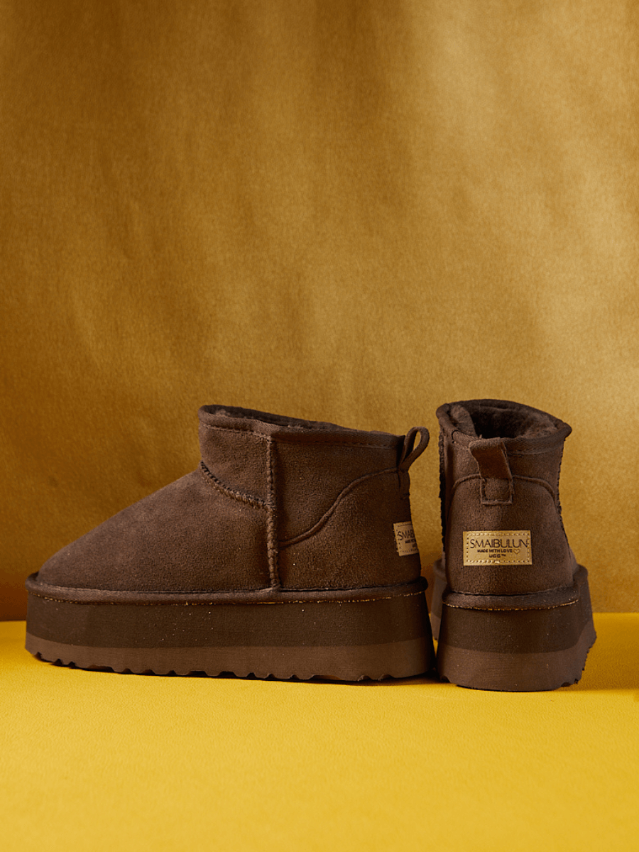 UGG Ultra Mini Platform Low Ankle Boot - Chocolate