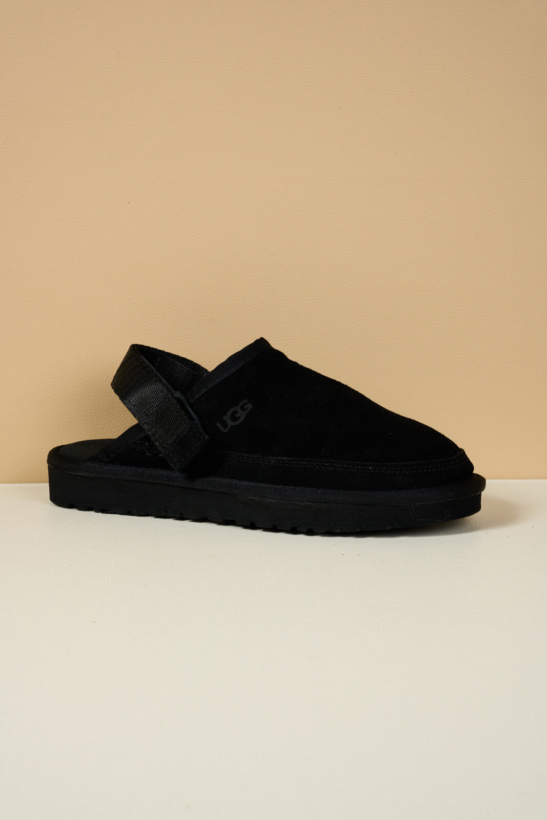 UGG Lyla Suede Slingback Scuff Slipper - Black