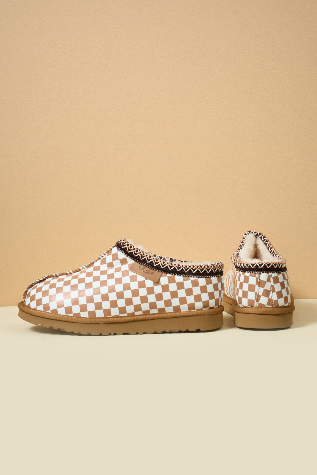 UGG Seasonal Cheers Plaid Bootie - Khaki