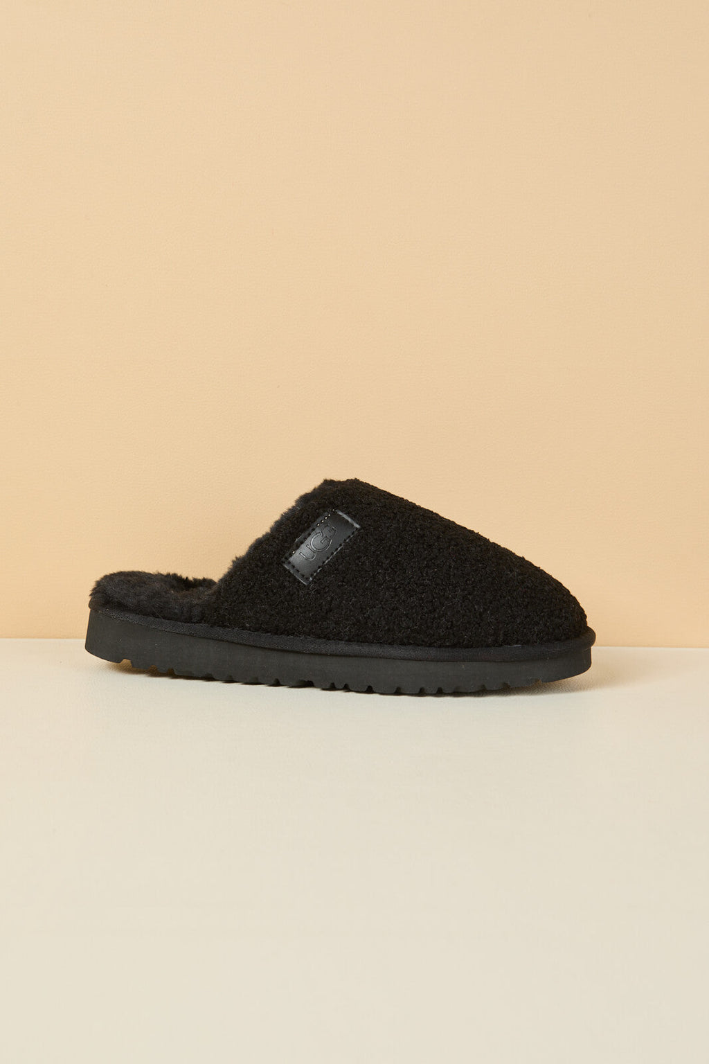 UGG Languorous Shepherd Blend Wool Slipper - Black