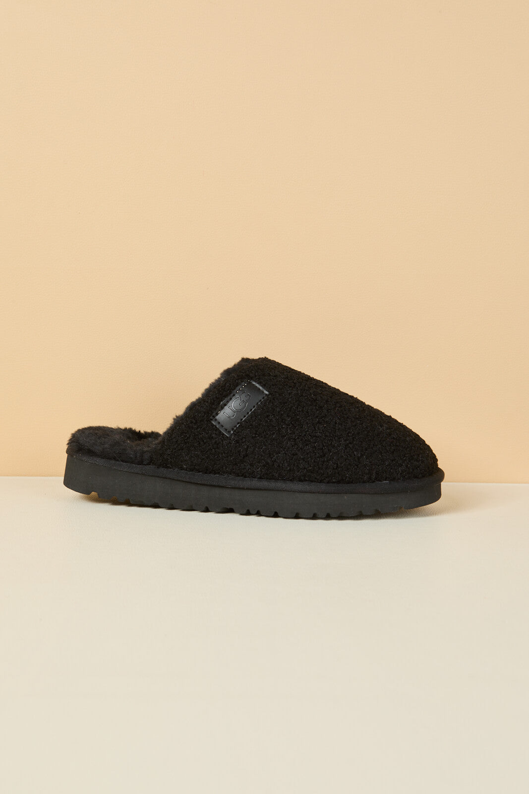 UGG Languorous Shepherd Blend Wool Slipper - Black