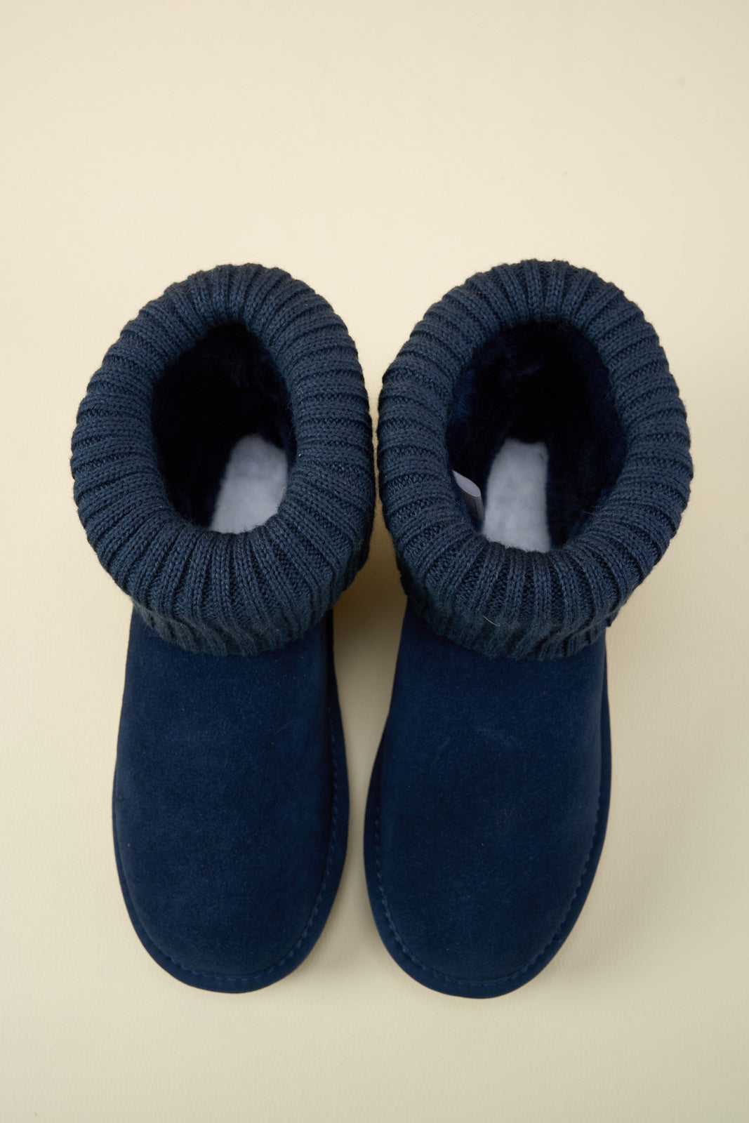 UGG Ankle Knit Stocking Mini Boots - Navy