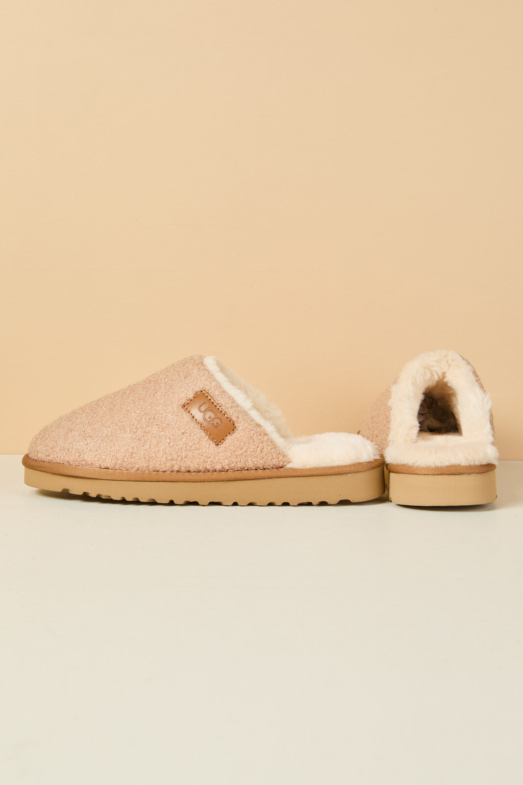 UGG Languorous Shepherd Blend Wool Slipper - Beige