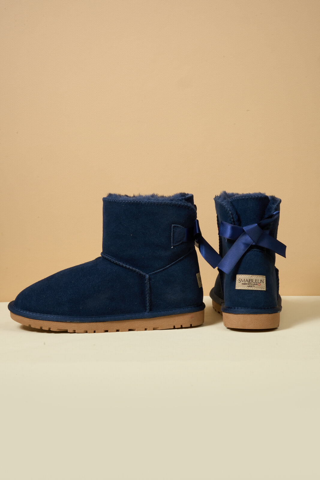 UGG Bailey Bow UGG Mini Boots - Navy
