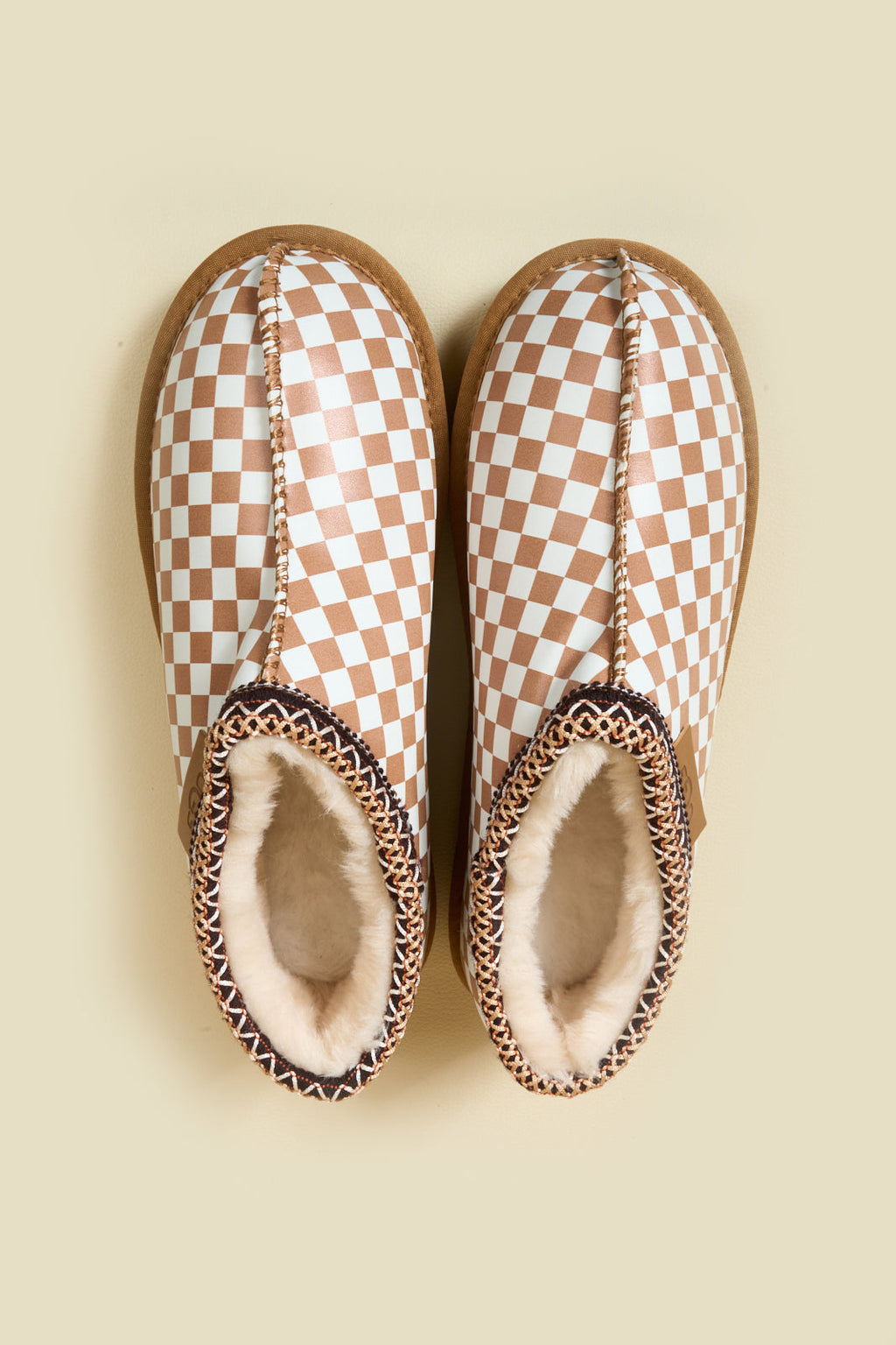 UGG Seasonal Cheers Plaid Bootie - Khaki