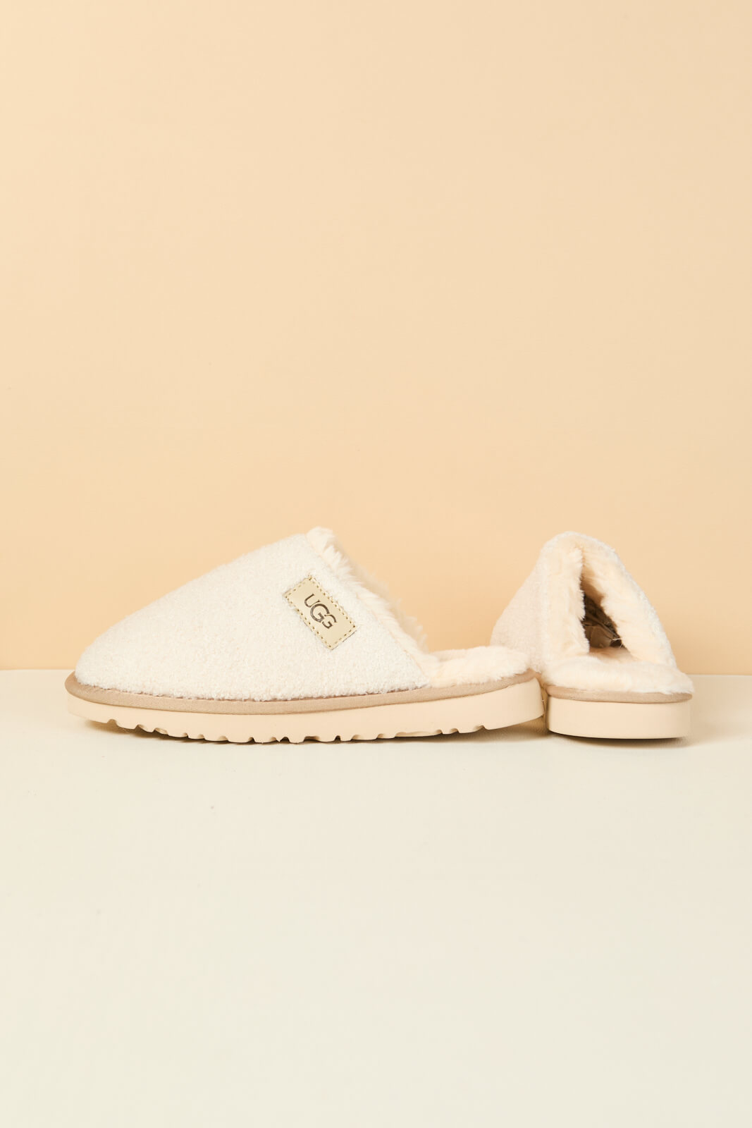 UGG Languorous Shepherd Blend Wool Slipper - Cream