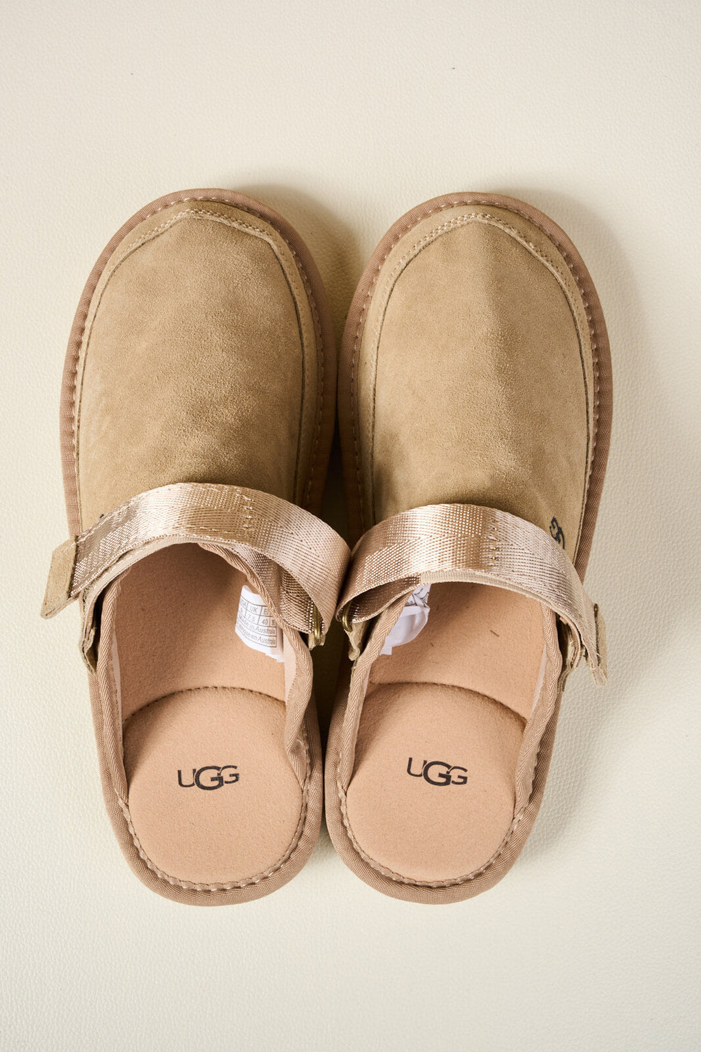 UGG Lyla Suede Slingback Scuff Slipper - Sand
