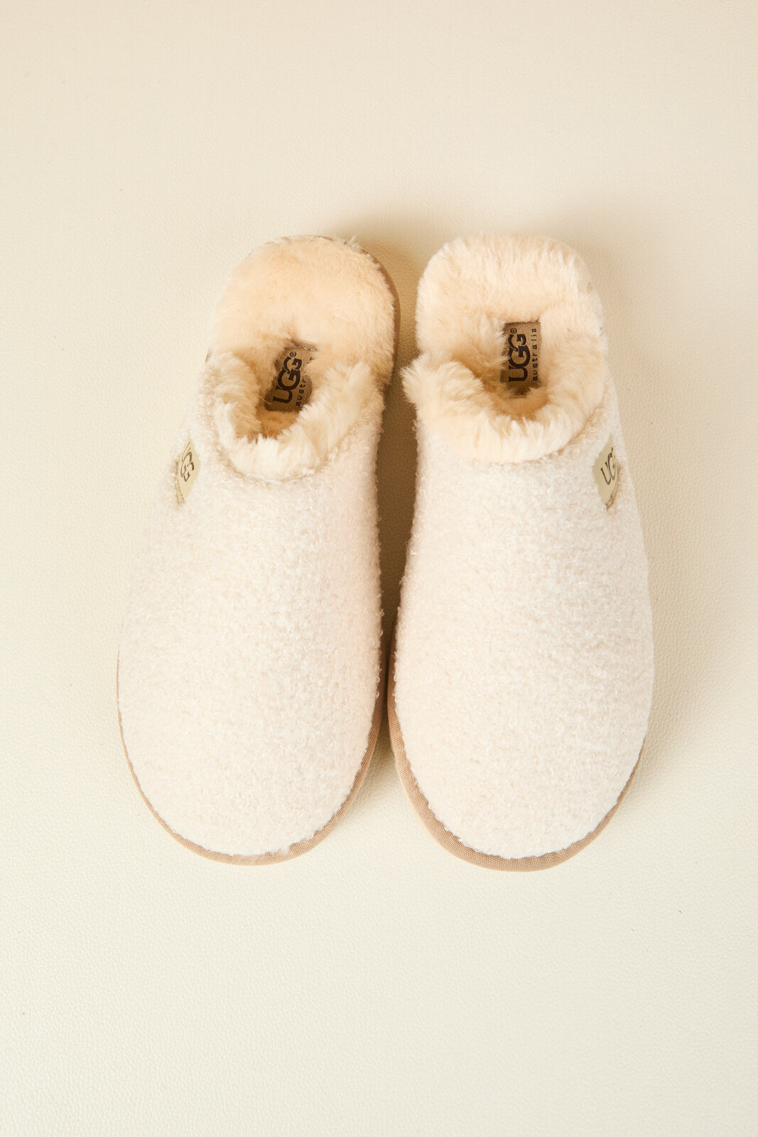 UGG Languorous Shepherd Blend Wool Slipper - Cream