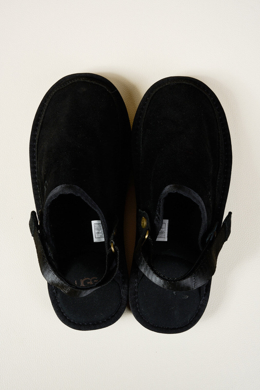 UGG Lyla Suede Slingback Scuff Slipper - Black