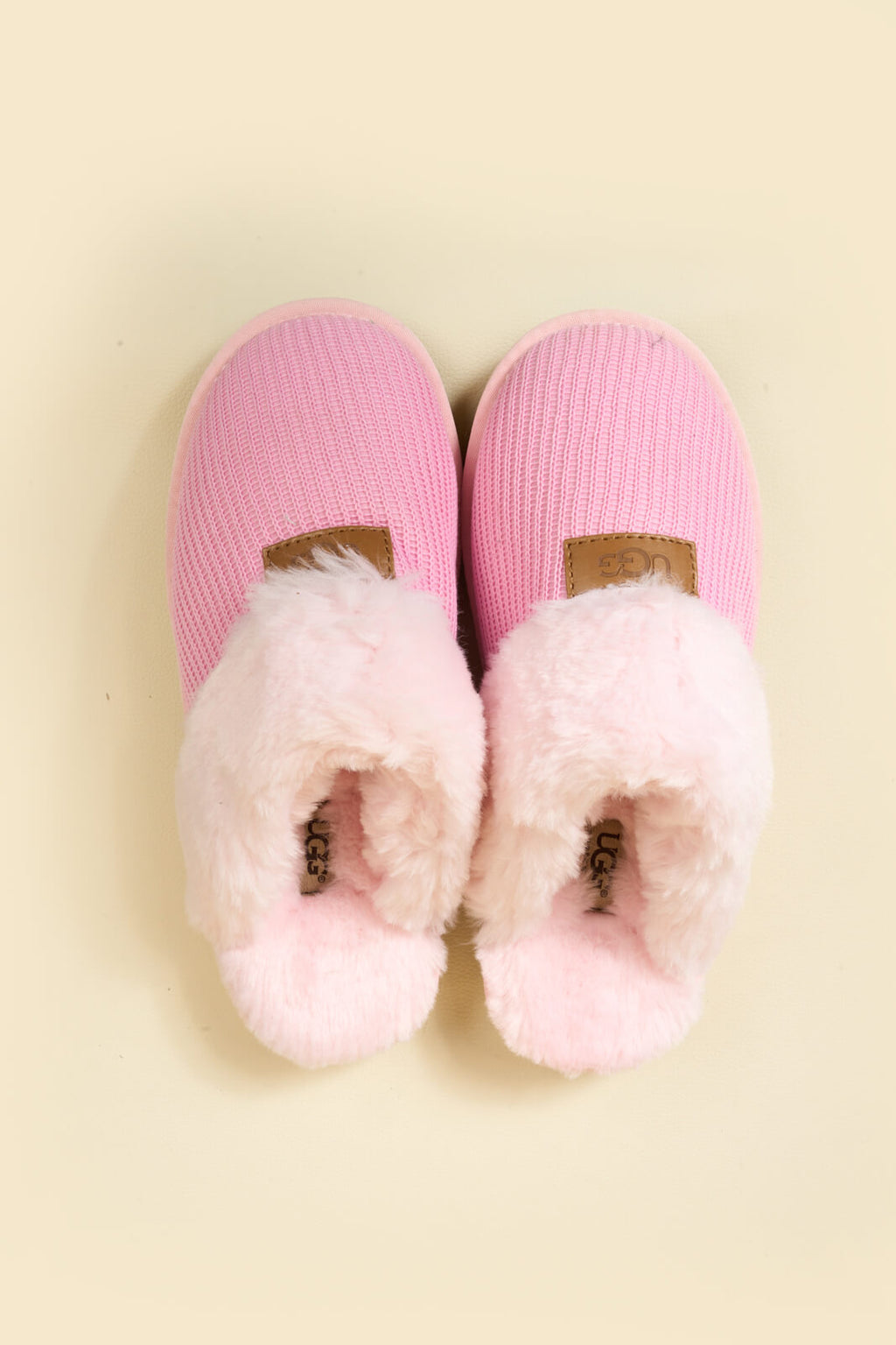 UGG Corduroy Knit Wool Blend Slipper - Pink