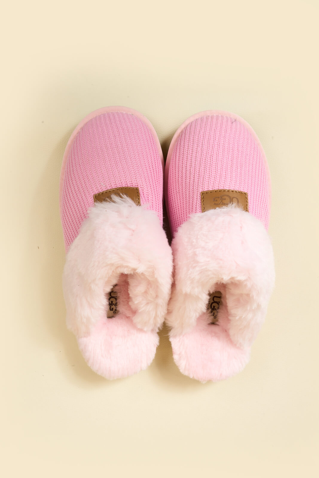 UGG Corduroy Knit Wool Blend Slipper - Pink