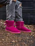 UGG Bailey Bow UGG Mini Boots - Fuchsia