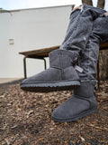 UGG Bailey Bow UGG Mini Boots - Grey