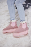 UGG Chelsea On The Land Suede Shearling Boots - Pink