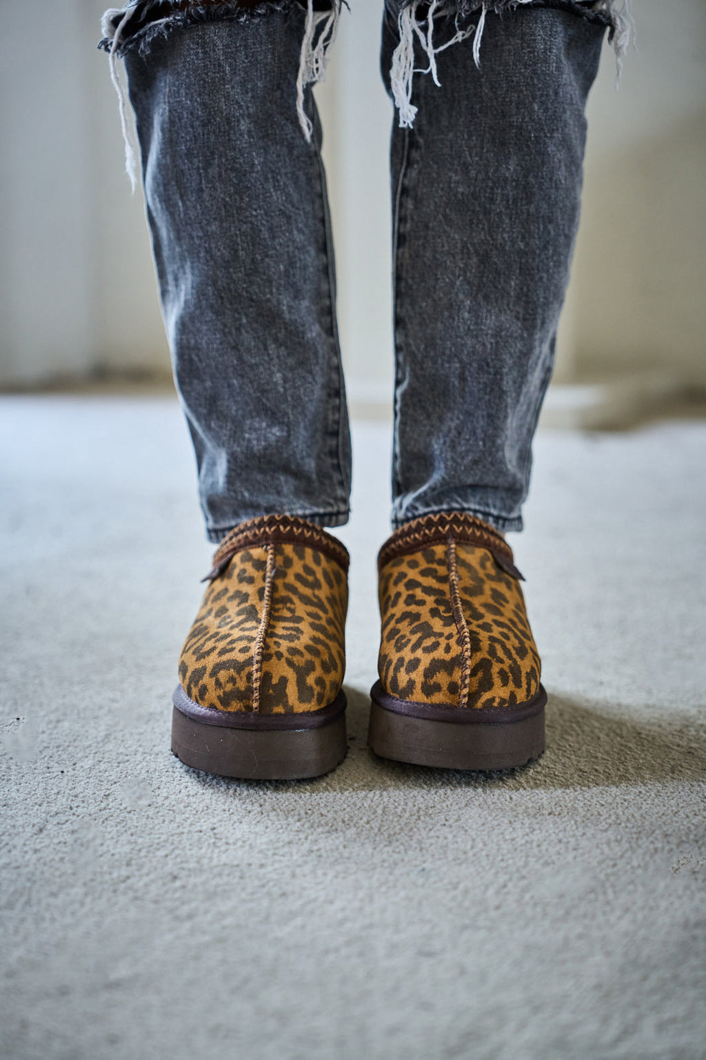 UGG Tassie X Tasman Platform Slipper Boot - Cheetah