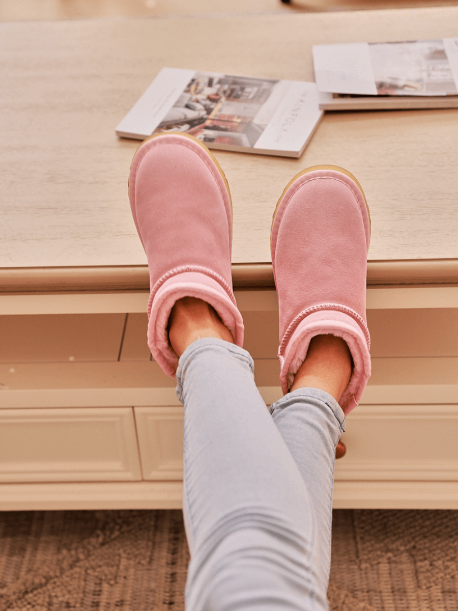 UGG Ultra Mini Platform Low Ankle Boot - Pink