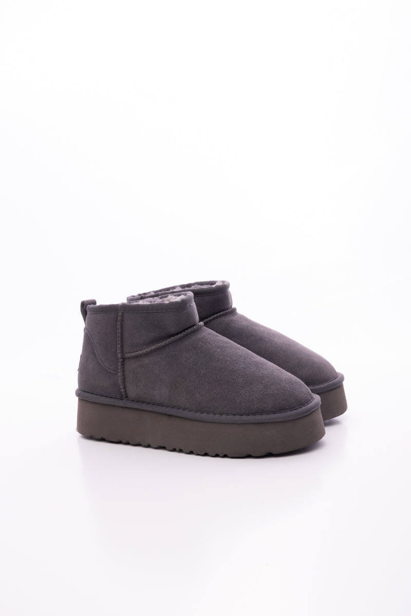 UGG Ultra Mini Platform Low Ankle Boot - Grey