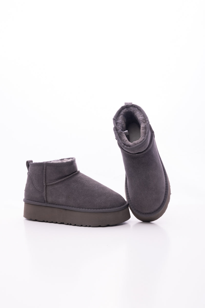 UGG Ultra Mini Platform Low Ankle Boot - Grey