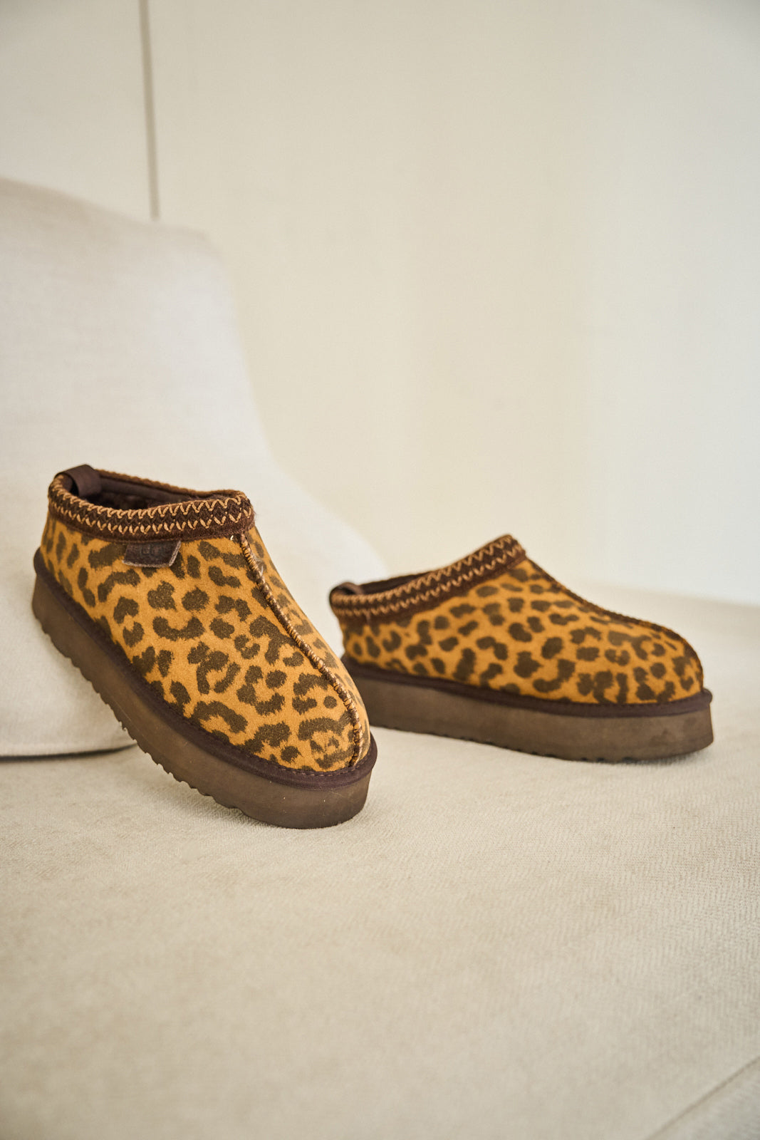 UGG Tassie X Tasman Platform Slipper Boot - Cheetah