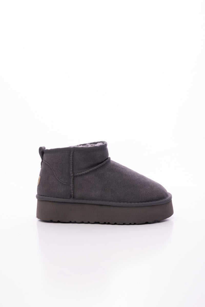 UGG Ultra Mini Platform Low Ankle Boot - Grey