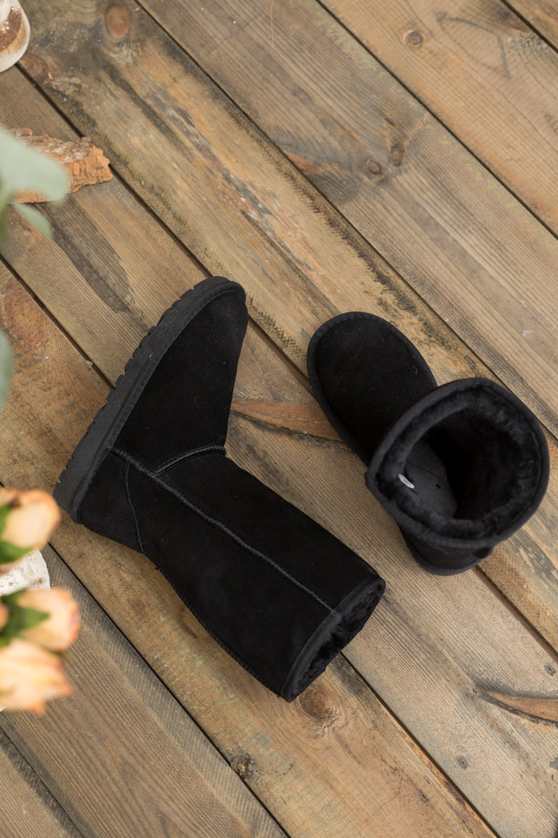 UGG Classic Suede Mid-Length boots - Black