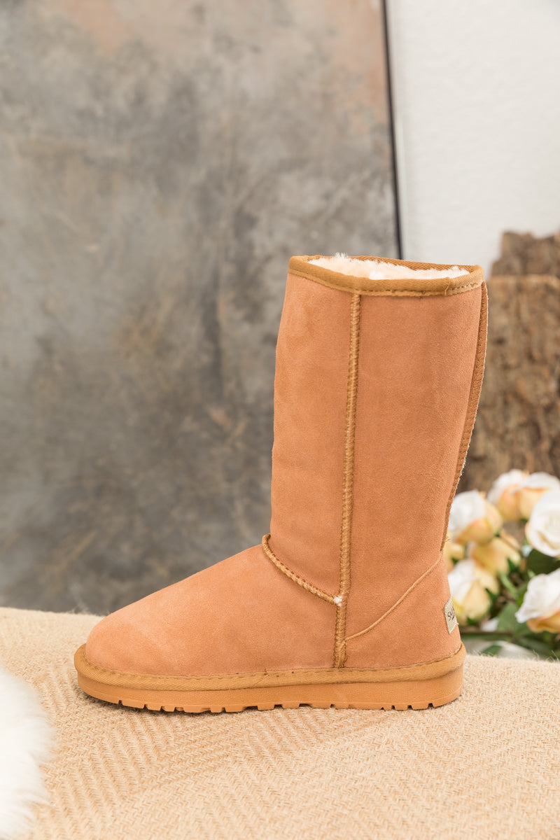 UGG Classic Suede Mid-Length boots - Chestnut