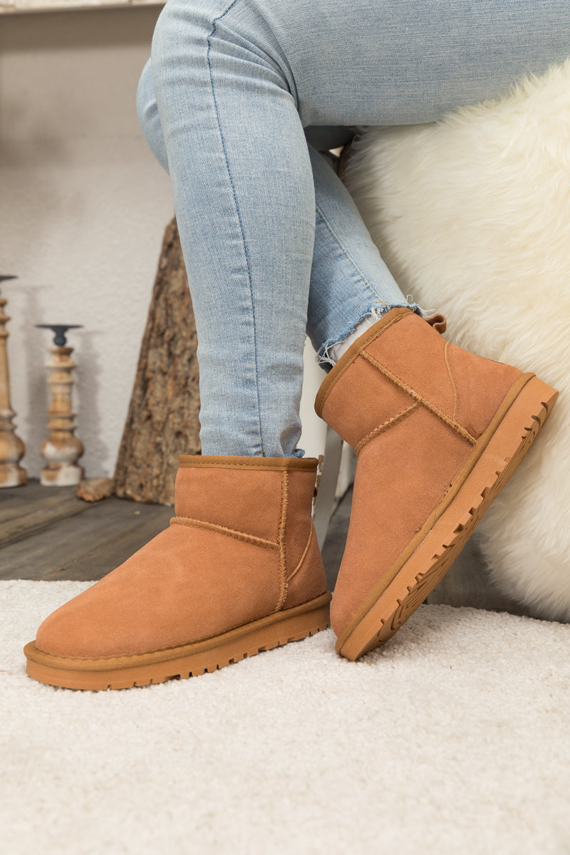 UGG Faux-Fur-Lined Classic UGG Short Boots
