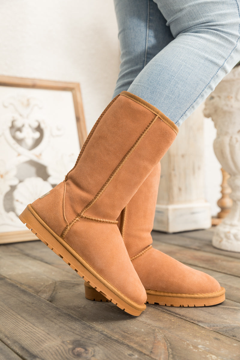 UGG Classic Suede Mid-Length boots - Chestnut