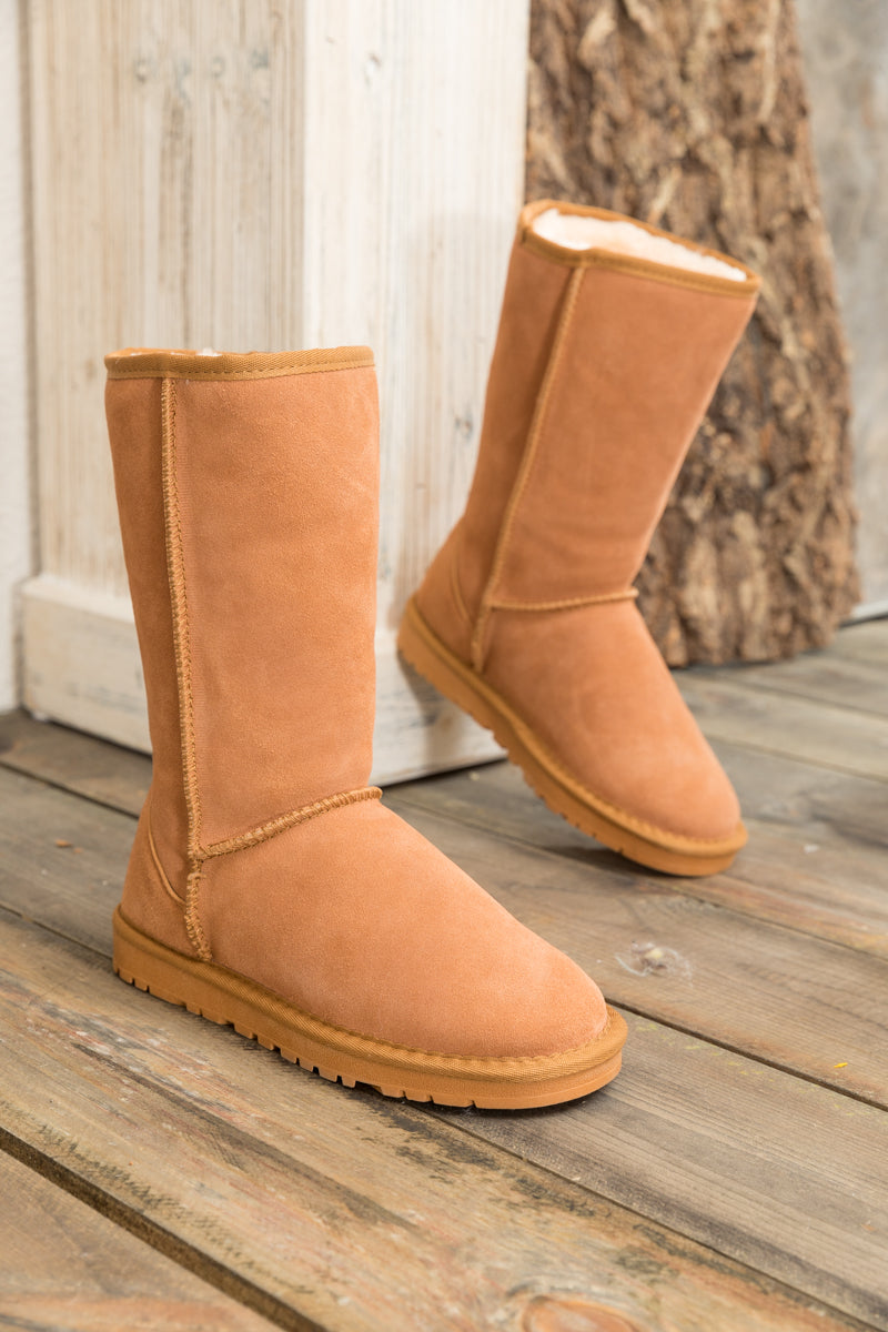 UGG Classic Suede Mid-Length boots - Chestnut