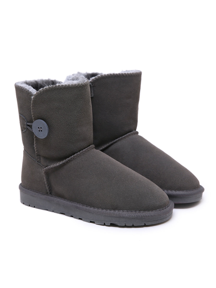 UGG Faux Fur-Lined Classic Side Button boots