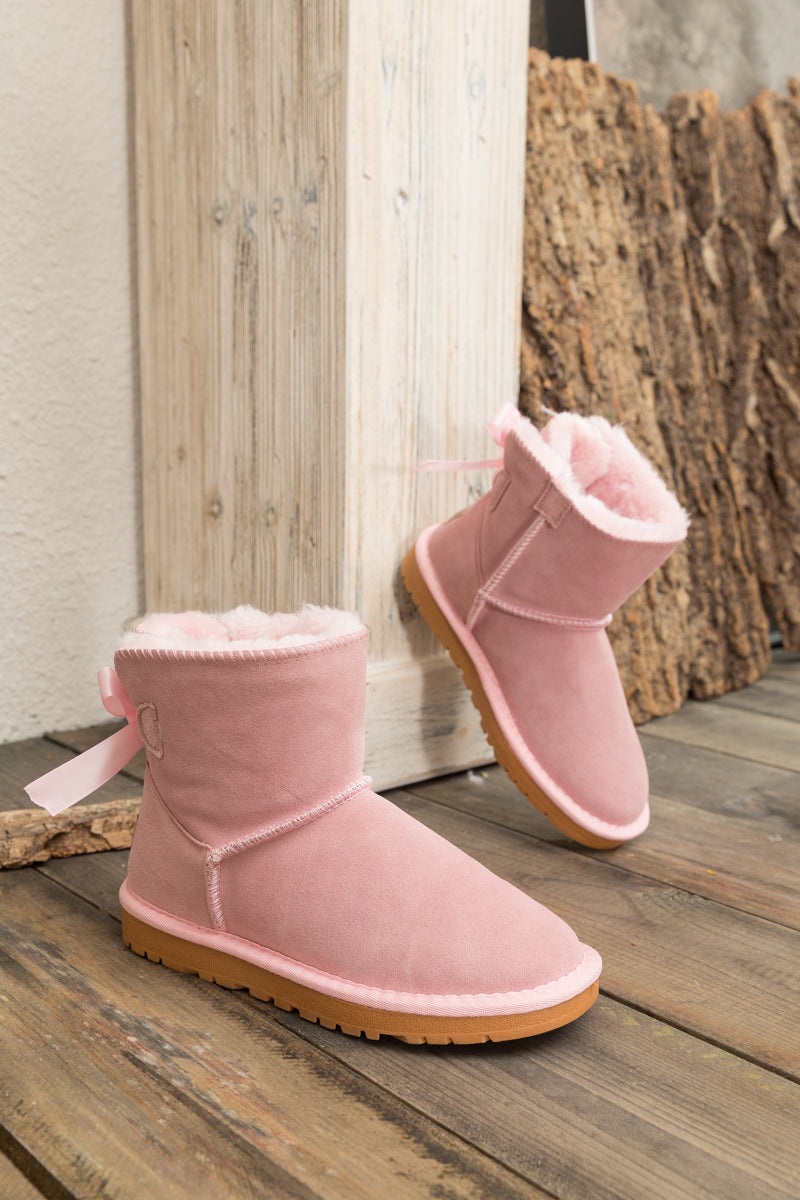 UGG Bailey Bow UGG Mini Boots - Pink