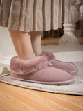 UGG Wool-Lined Suede Tasman Slipper Loafer - Pink