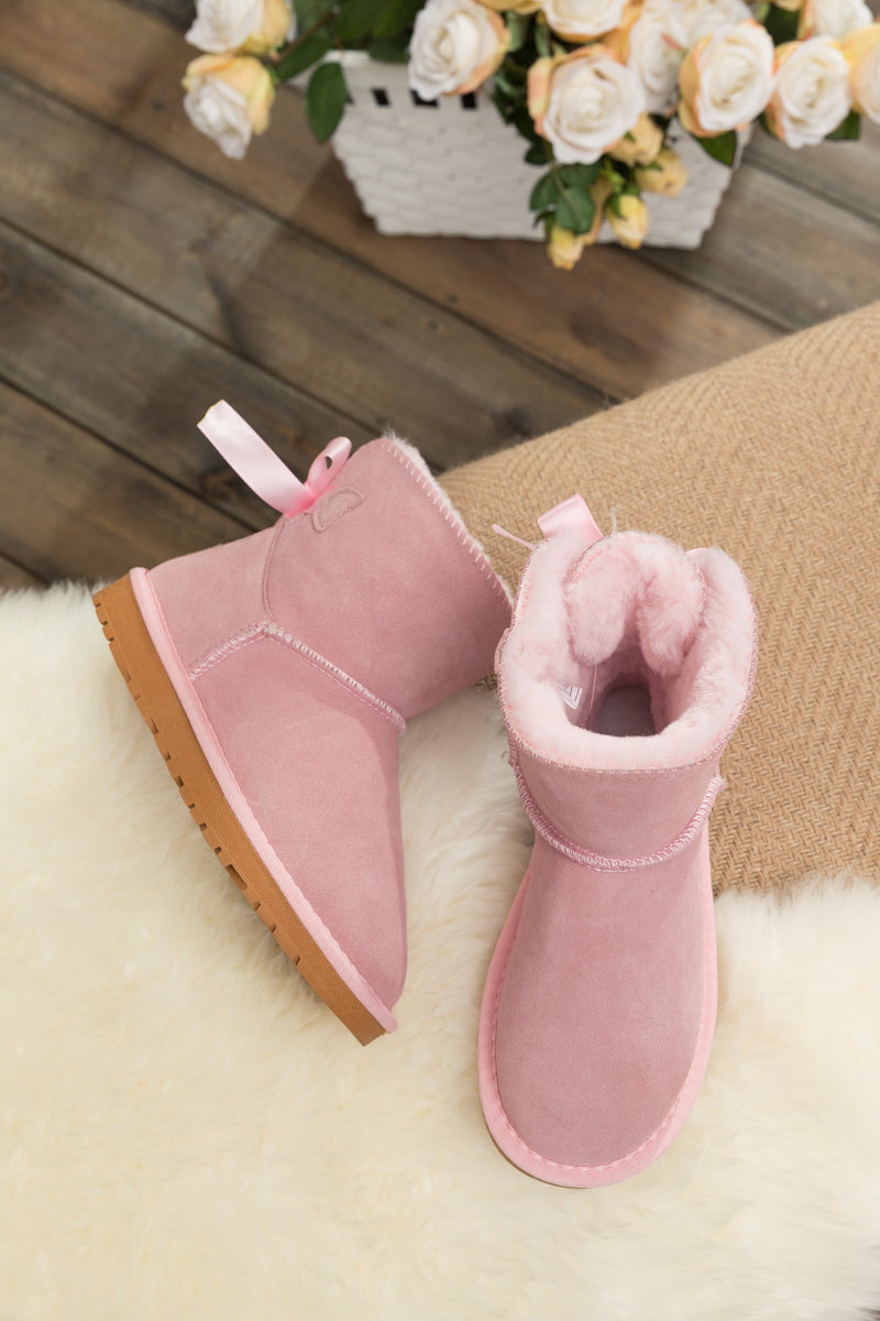 UGG Bailey Bow UGG Mini Boots - Pink