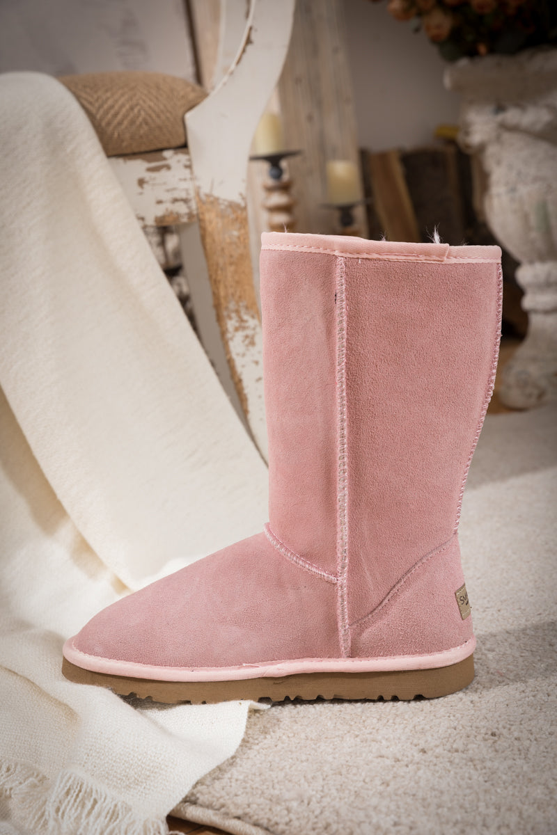 UGG Classic Suede Mid-Length boots - Pink