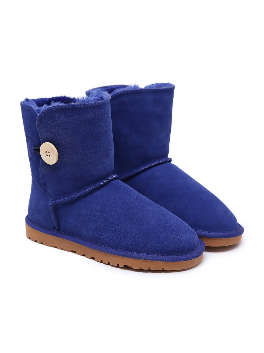 UGG Faux Fur-Lined Classic Side Button boots