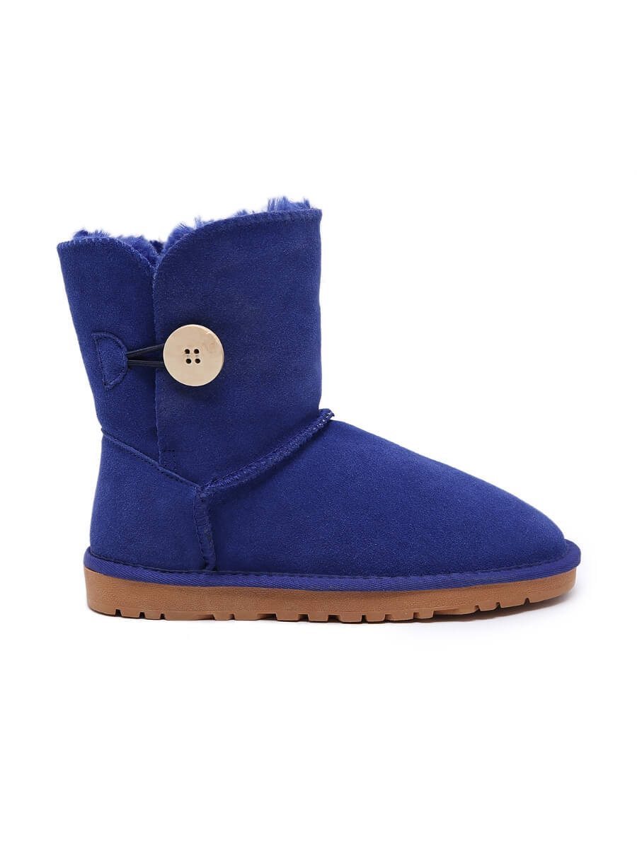 UGG Faux Fur-Lined Classic Side Button boots