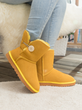 UGG Faux Fur-Lined Classic Side Button UGG Boot - Yellow