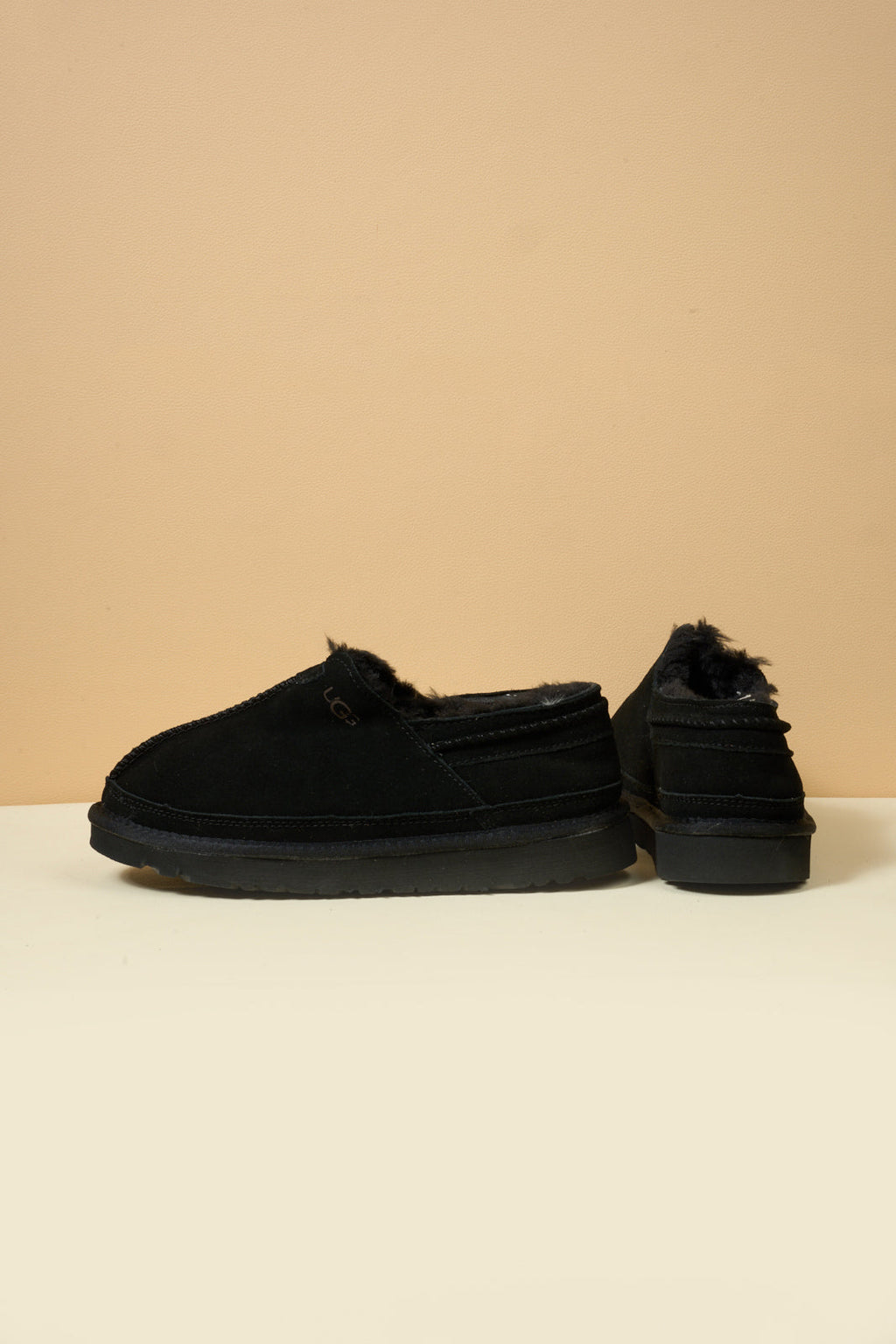 UGG Brisk Feels Wool Blend Slipper Boot - Black